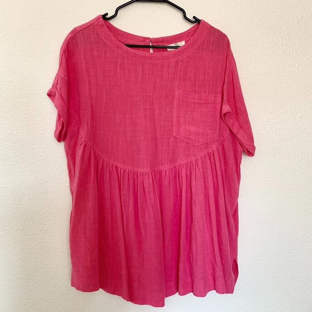 entro Oversized Hot Pink Top NWT